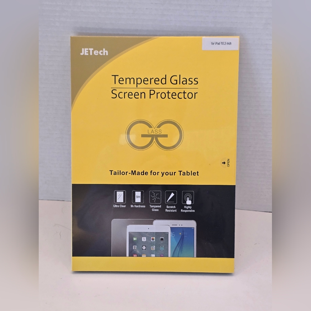 Tempered Glass Screen Protector for iPad 10.2-inch - Yellow